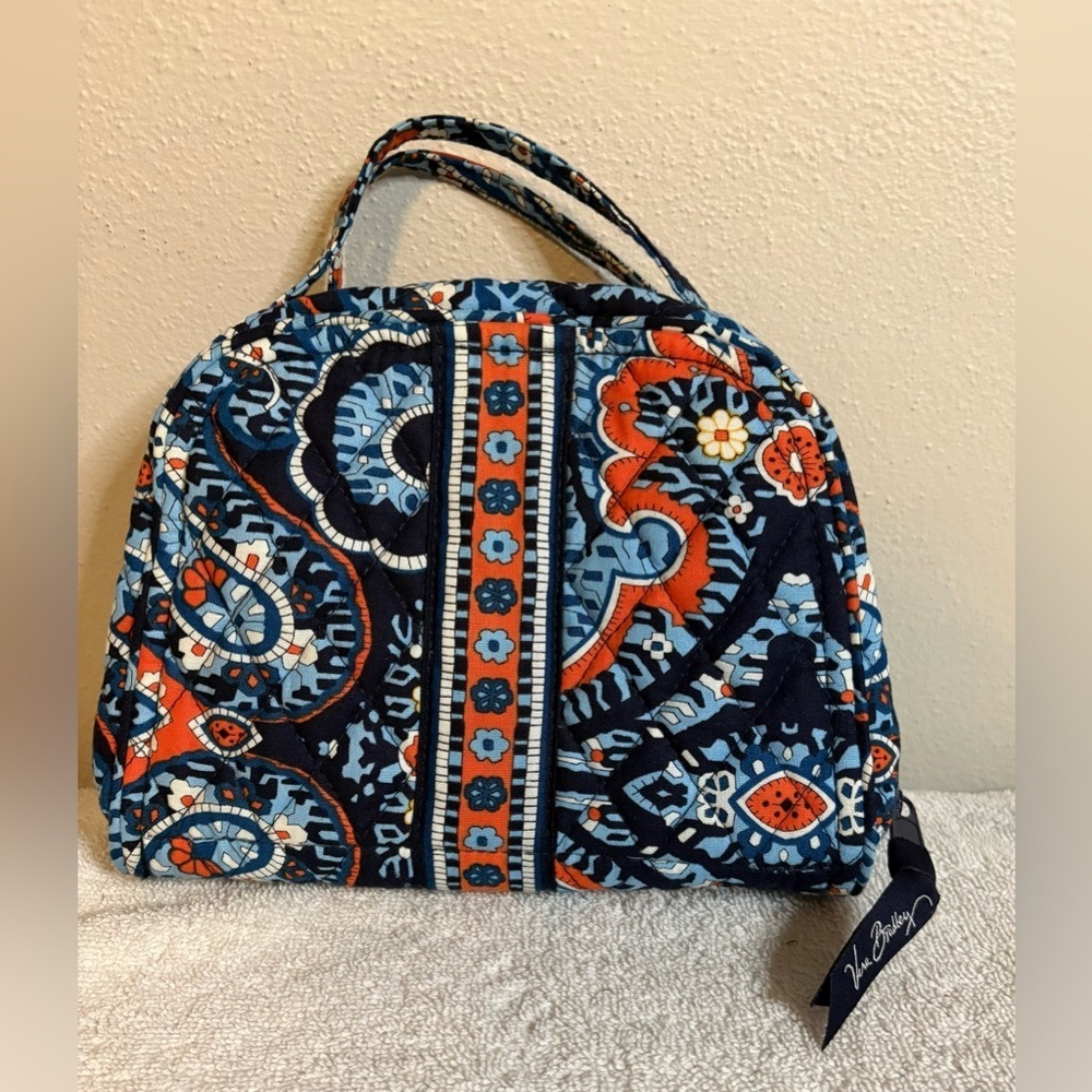 Vera Bradley Marrakech Zip around Travel Jewelry organizer Bag